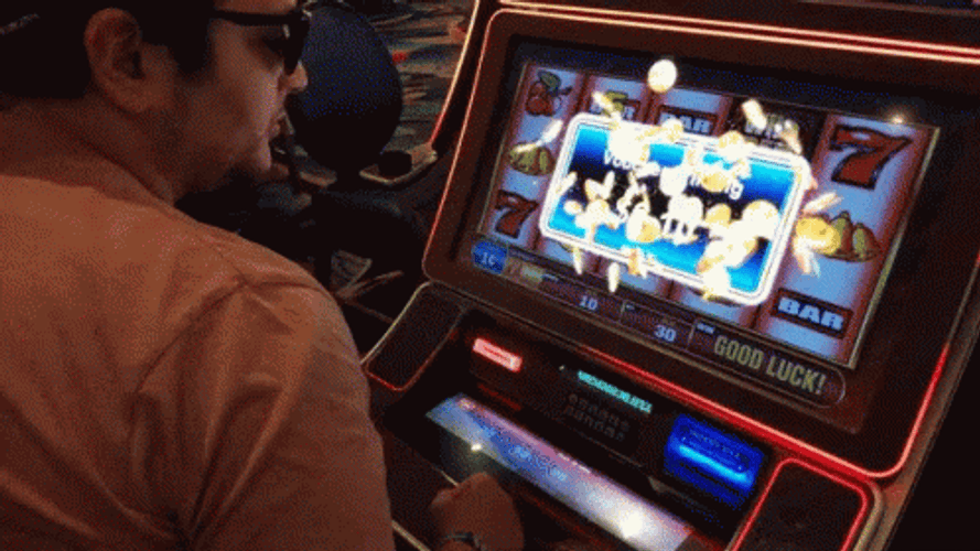 Casino Slot Machine Shower Plenty Money GIF