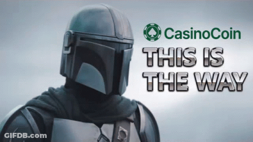 Casinocoin Advertisement Man In Armor GIF