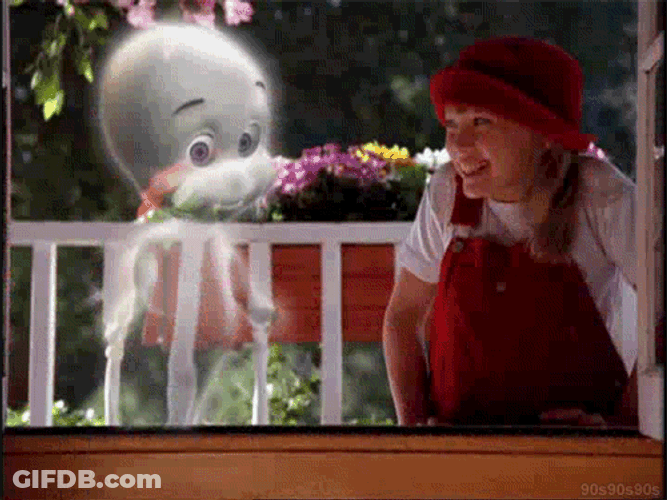 Casper Ghost And Wendy Plays Magic GIF