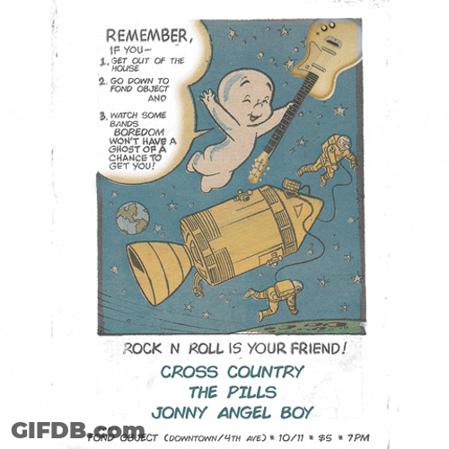 Casper Ghost Rock N Roll Outer Space GIF