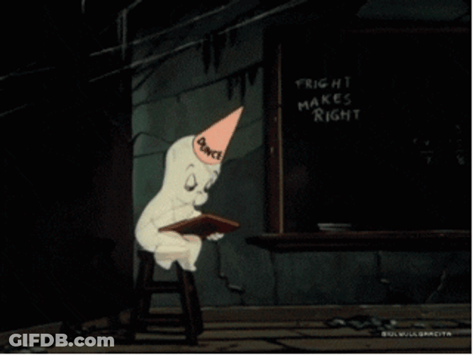 Casper Ghost Wrote Friendship Is A Beautiful Thing GIF