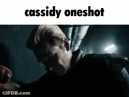 Cassidy OneShot Text GIF