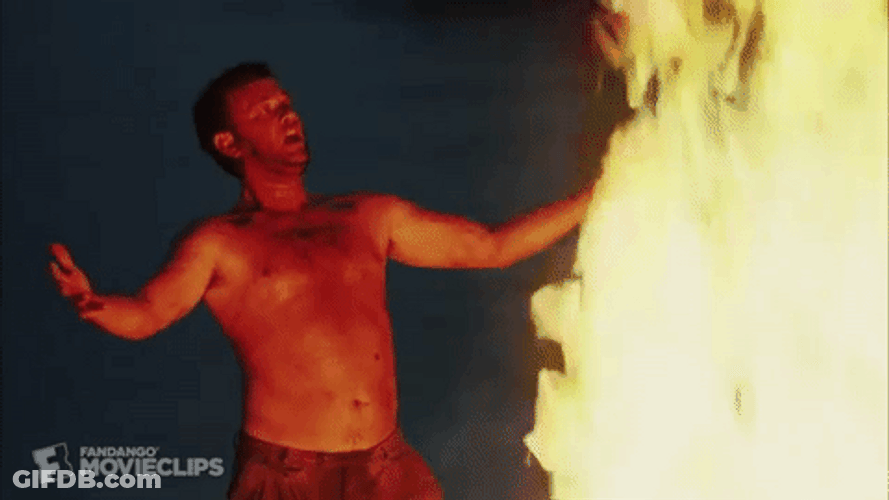 Cast Away Tom Hanks I Made Fire GIF