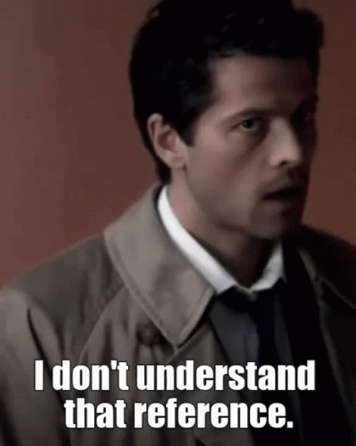 Castiel Don't Understand That Refer Reference GIF
