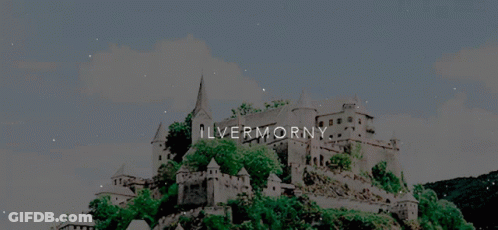 Castle On A Hill With Ilvermorny GIF