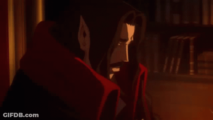 Castlevania Dracula Crying Sad GIF