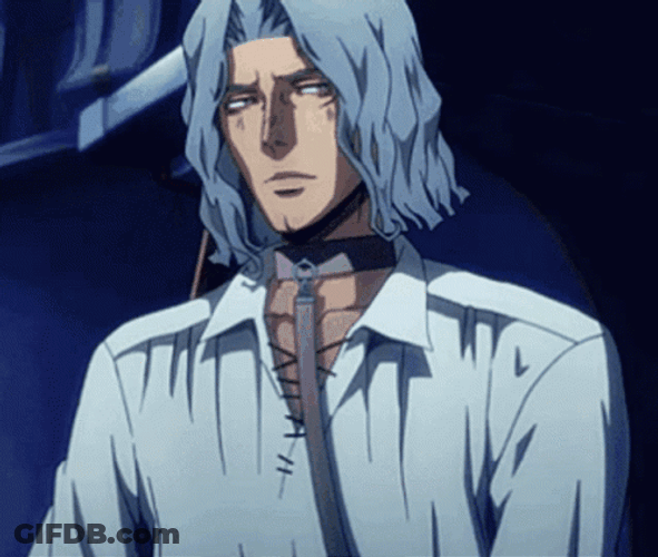 Castlevania Hector Neck Collar GIF