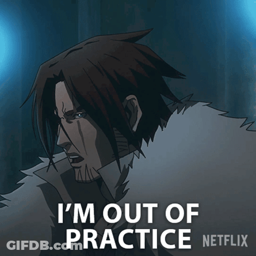 Castlevania I'm Out Of Practice GIF