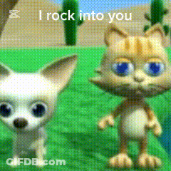 Cat And Chihuahua Rocking GIF