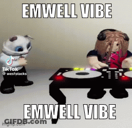 Cat And Dog Playing DJ Set Emwell Vibe GIF