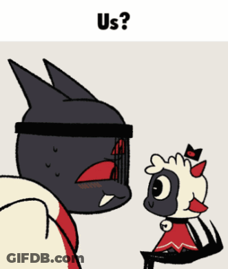 Cat And Sheep Saying Us GIF