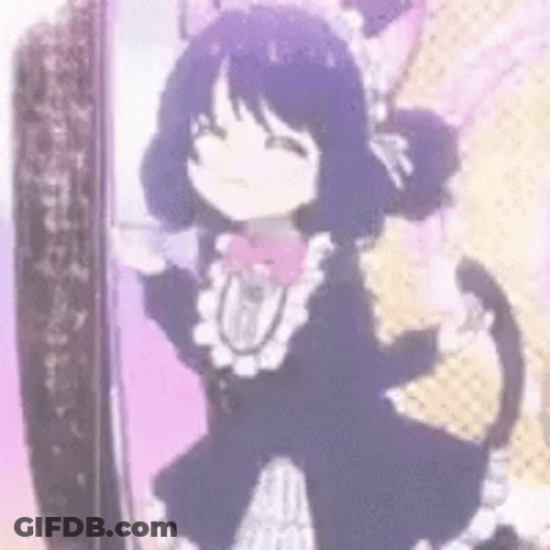 Cat Anime Girl Dancing GIF