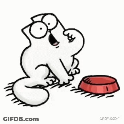 Cat Bites Into Bag Of Calbee Chips GIF