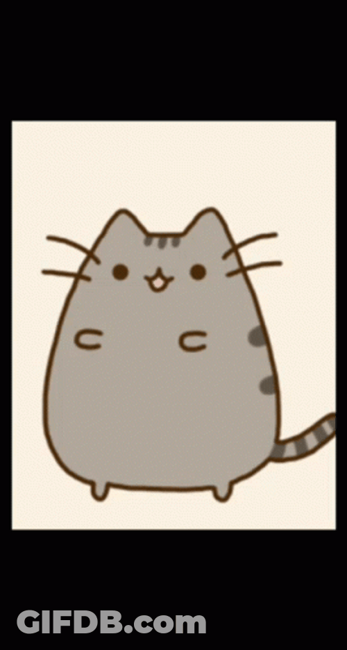 Cat Dancing Animated Cute Pusheen Meme GIF