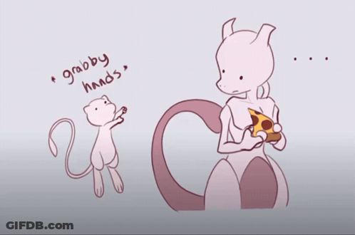 Cat Drawing Saying Grabby Hands GIF