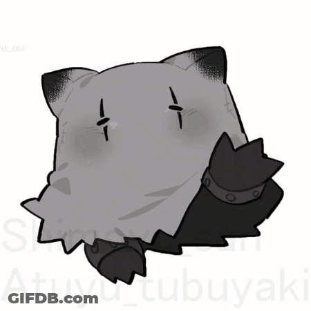 Cat Drawing With Name Atuyu_tubuyaki GIF