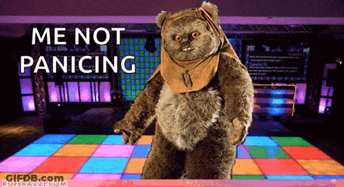 Cat Dressed As Ewok Dancing GIF