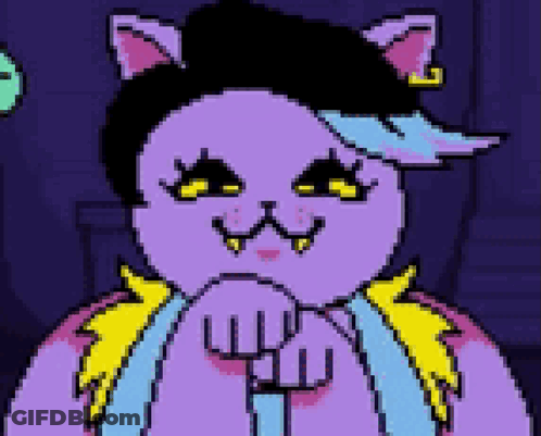 Cat Dressed As Witch With Cane GIF