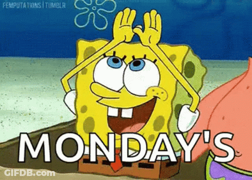 Cat Drinking From Pitcher Next To I Hate Mondays Milk GIF