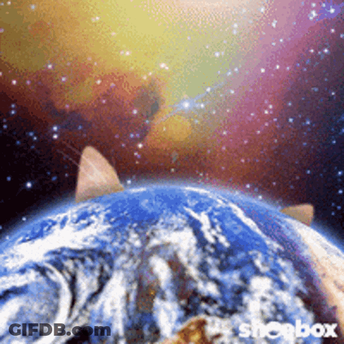 Cat Earth GIF