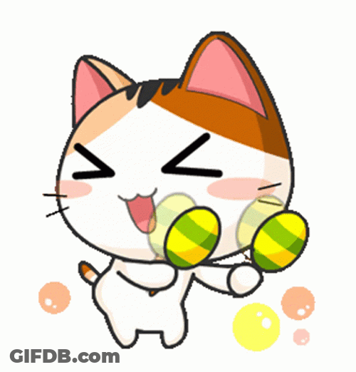 Cat Enjoying The Fiesta GIF