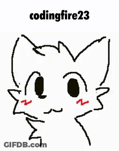Cat Face Codingfire23 GIF
