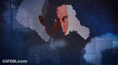 Cat Face With Math Equations GIF
