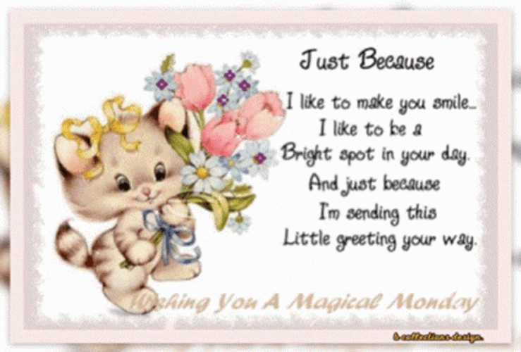 Cat Feeling Better Quote GIF