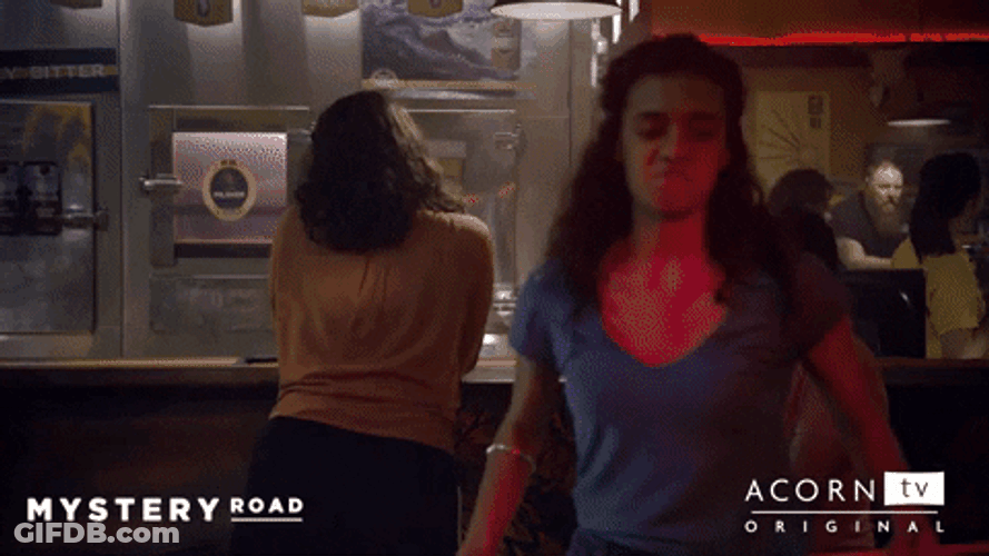 Cat Fight In A Bar GIF
