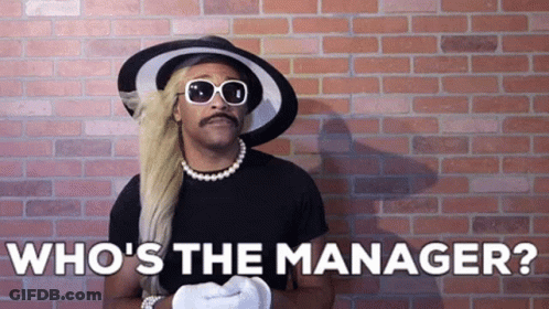 Cat Holding Glasses Santi Best Manager Here GIF