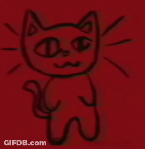 Cat Holding Microphone GIF