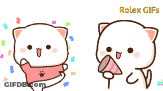 Cat Holding Party Horn GIF