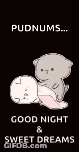 Cat Holding Sleeping Cat Good Night And Sweet Dreams GIF