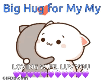 Cat Hugging Another Cat Big Hug GIF