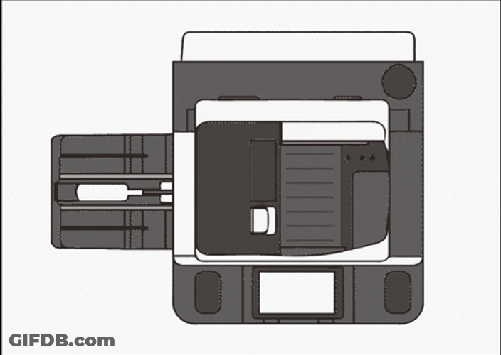 Cat Image Copy Machine GIF
