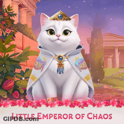 Cat In Cape Little Emperor Of Chaos GIF