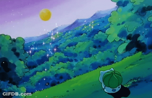 Cat In Green Hat In Grass GIF