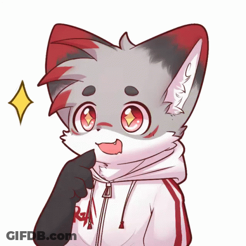 Cat In Hoodie Saying RG GIF