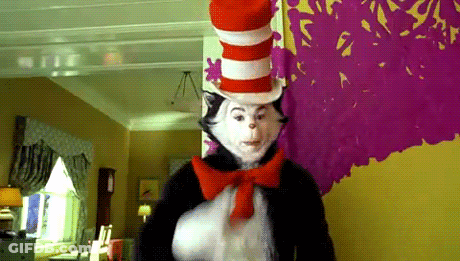 Cat In The Hat Costume GIF