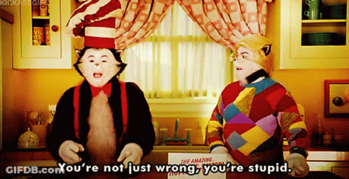Cat In The Hat Reading Book And Magazine GIF