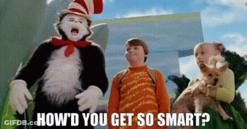 Cat In The Hat With Boy Girl And Dog GIF