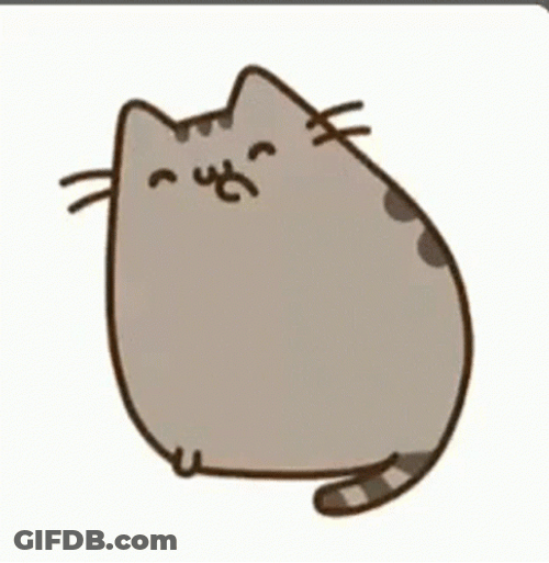 Cat Laughing On Pusheen Thanksgiving GIF