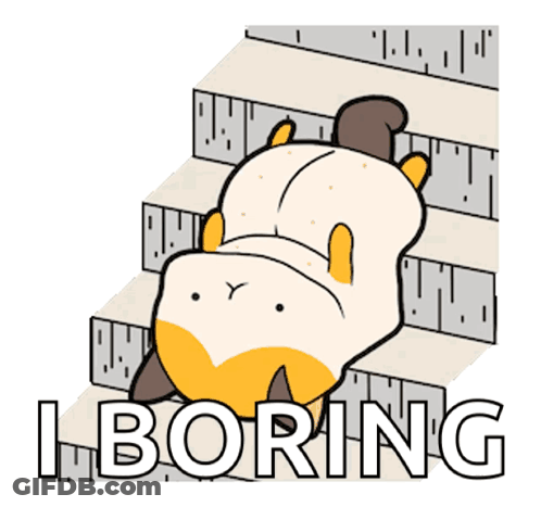 Cat Laying On Back On Stairs I Boring GIF