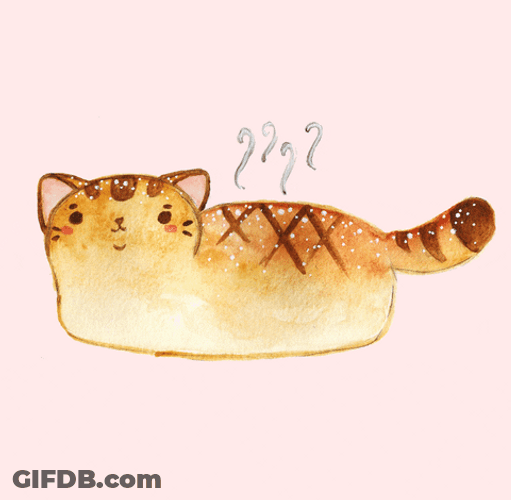 Cat Loaf Bread GIF