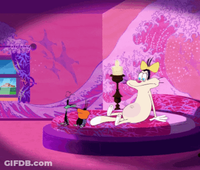Cat Lying On Bed With Candle GIF