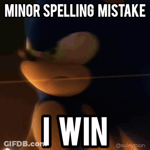 Cat Minor Spelling Mistake I Win GIF