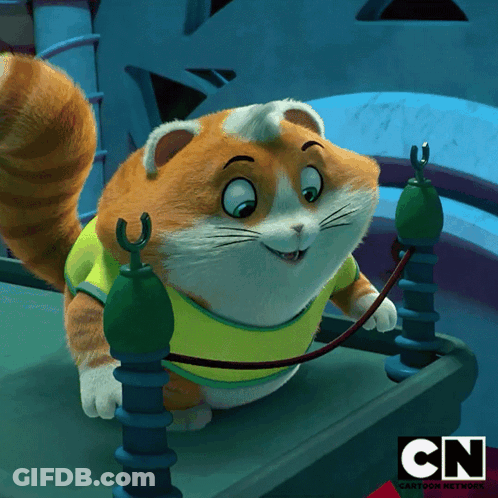 Cat On CN Cartoon Network Advertisement GIF