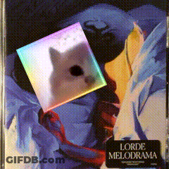 Cat On Lorde Melodiama Album GIF