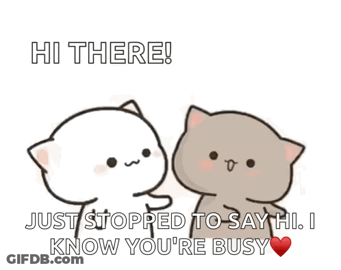 Cat Petting Another Cat's Face GIF