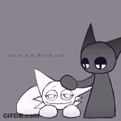 Cat Petting Another Cat Sutiaa GIF